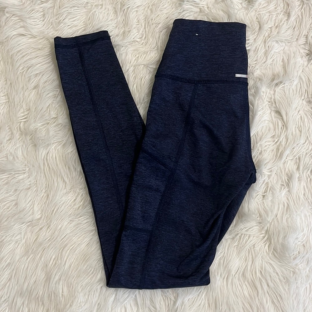 Aerie navy blue heather high waisted leggings